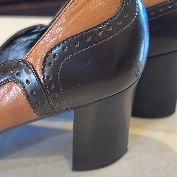 Nine West chunky heel pumps, size 9.5M - Picture 3 of 8